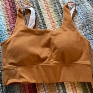 ETHOS Gingerbread color sports bra